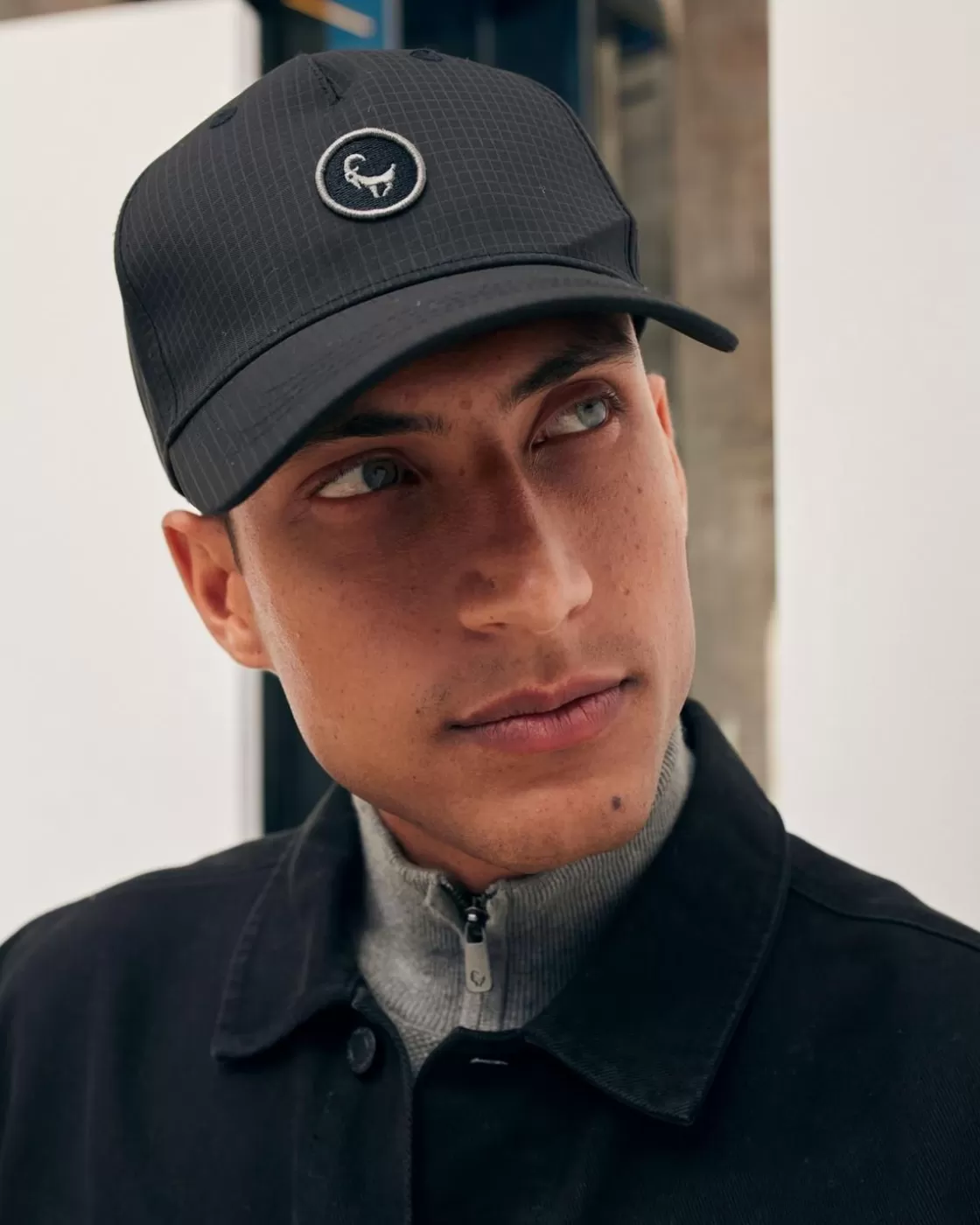 New Palmer Ribstop Embroidered Badge Peak Men Headwear
